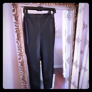 White House Black Market faux leather leggings